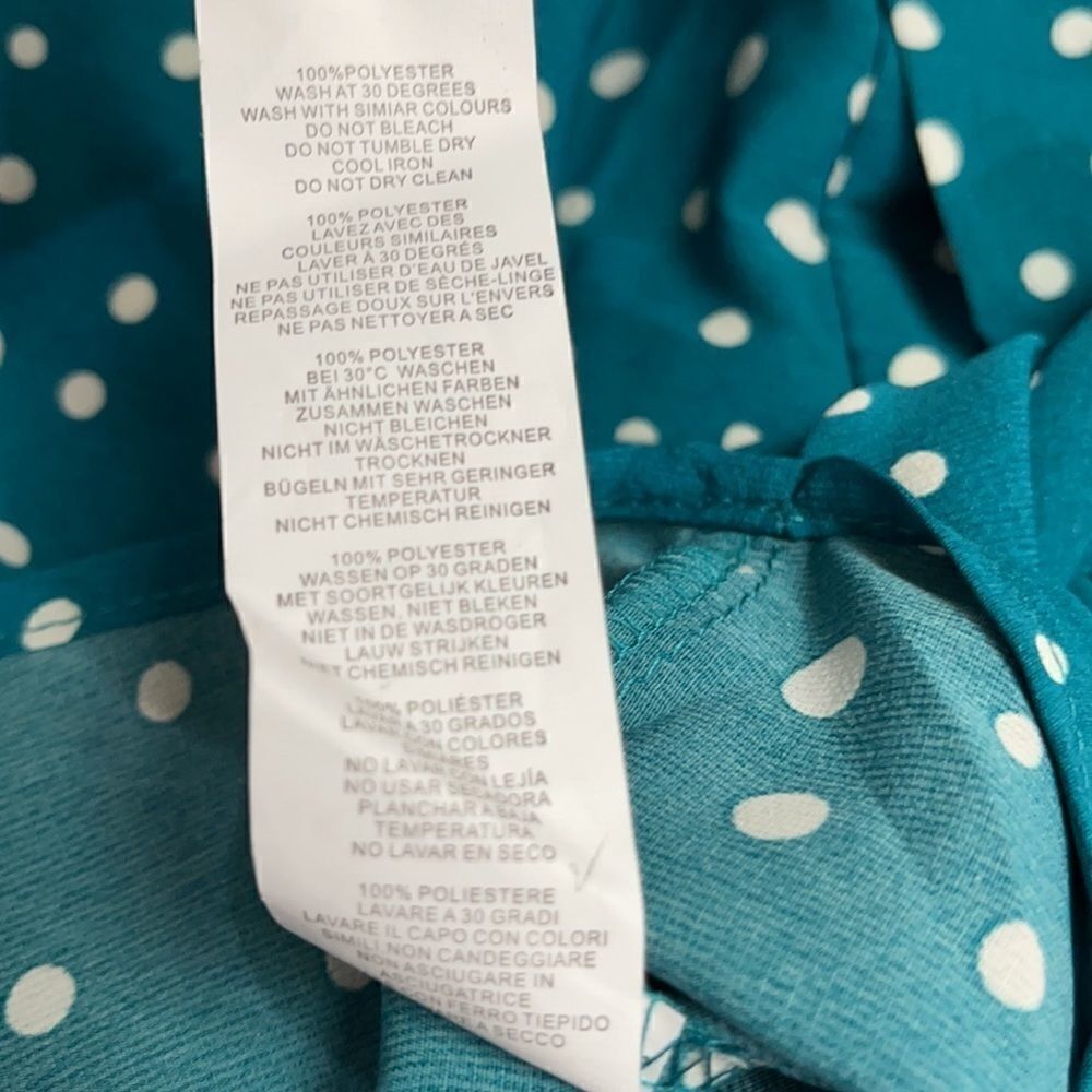 Nasty Gal Spot In The Name Of Love Spotty Wrap Dress Sz 4 - Picture 11 of 11